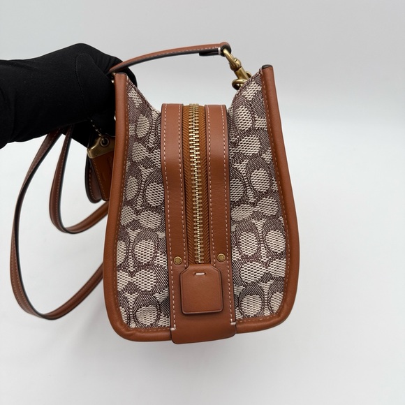 Coach Disney X Coach Rogue Bag 25 Signature Textile Jacquard Mickey Mouse Friend - Picture 4 of 16